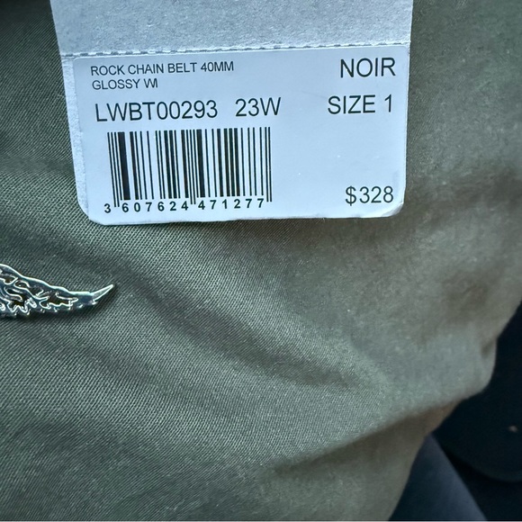 Zadig & Voltaire 'Rock' Leather Belt Women's, Black Glossy - Picture 4 of 8